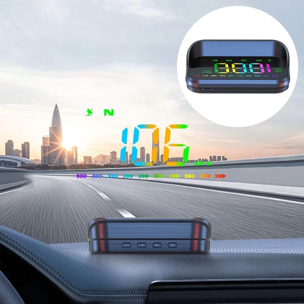 Universal Car Head Up Display HUD GPS Digital Speedometer Windshield Projector  Car Digital