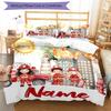 3pcs Custom Name fire truck Bedding Set Duvet Cover Closure Includes 1 Duvet Cover & 2 Pillowcases, Soft and Comfortable for All Seasons.