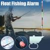 Float Fishing Alarm with Buzzer & LED Light High Sensitive Fish Bites Alerts Auto Fishing Rod Bite Indicator for Night Fishing