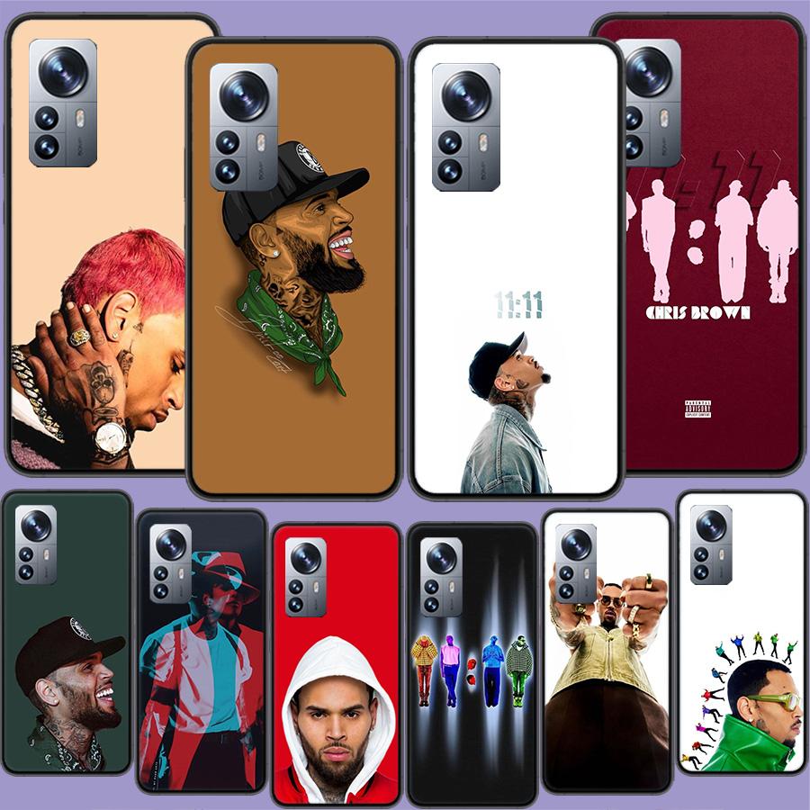 Chris Brown American Rapper Phone Case For Redmi Note 15 Pro 5G 14 13 12 Pro Plus 11 11T 11E 11S 10 Pro 10S 9 9S Cover Cell Clea