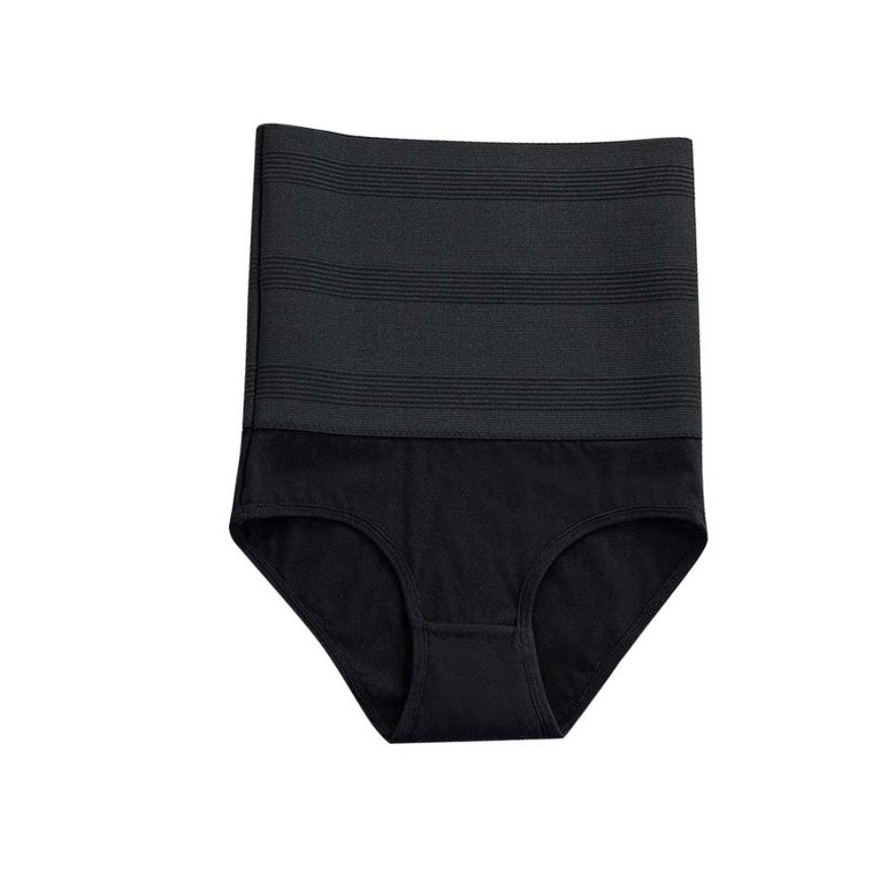 

Трусы-подтяжки с высокой талией, корректирующее белье для живота, послеродовое корректирующее белье для женщин XL чёрный