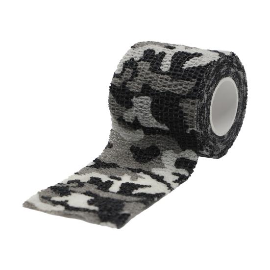 1 Roll Camouflage Tape Anti-scratches Self-Adhesive Widely Applied Military Camo Stretch Bandage Tape