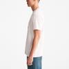 Timberland Casual Breathable Sports Short Sleeve Printed Crew Neck T-Shirt American Vintage Men Tops White A61NW-100