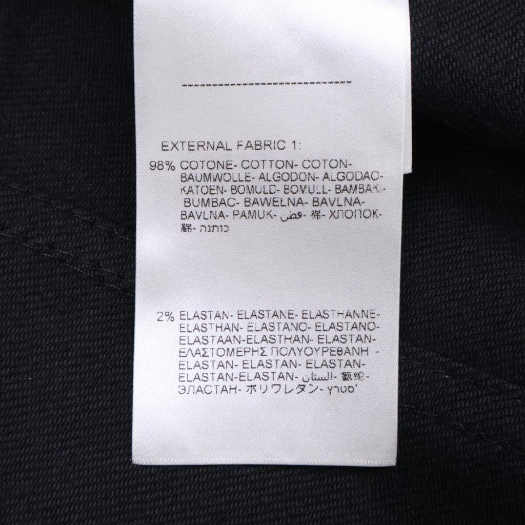 Replay NJ800L.000.263 Leather/Denim Single Riders Jacket Jacket M blackUsed