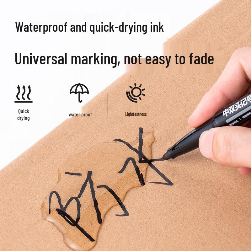 Deli SK221 Dual Tip Permanent Markers