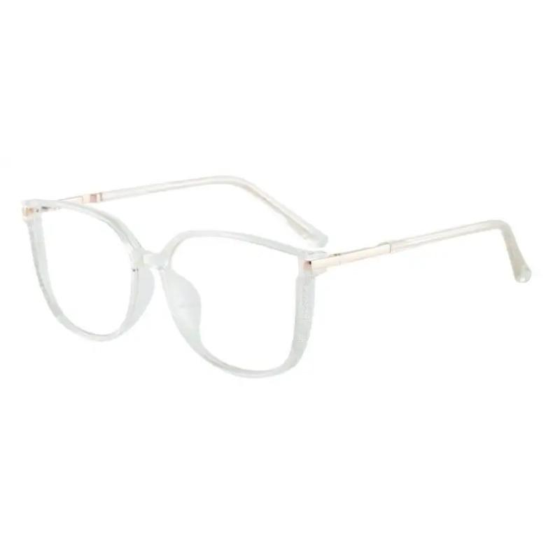 TR90 Vintage Oversized Cat Eye Myopia Glasses Trendy Eyeglasses Frame Women Clear Lens Vision Correction Glasses -1 -2 -3 Oculos