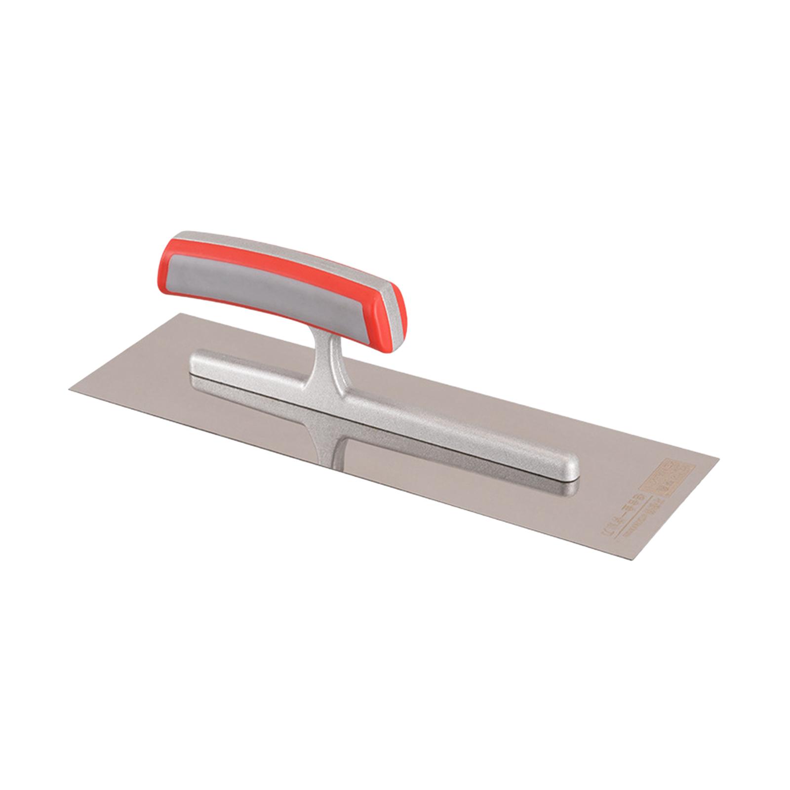 Plastering Trowel Drywall Trowel with Handle Professional Aluminum Alloy Comfortable Grip Concrete Tool for Plasterboard 25cm