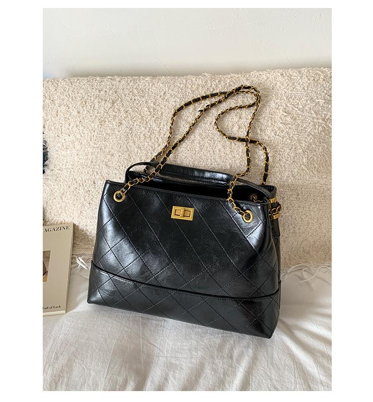 Retro Premium Chain Underarm Bag Women's Bag 2025 New Suede Tote Bag Large Capacity Shoulder Bag