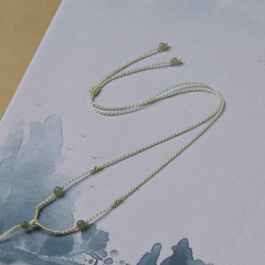 Handwoven Eight-Strand Braided Necklace Cord & Sweater Chain