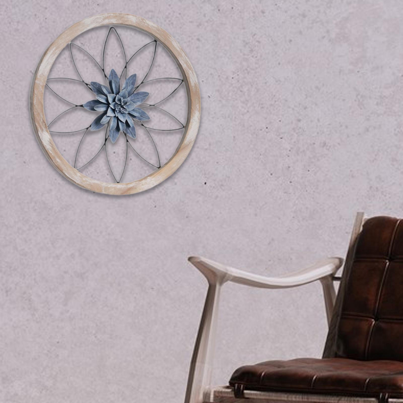 

Настінний декор Підвісна прикраса Сільський Круглий Сучасний Залізний Декор Скульптура для Внутрішнього Офісу синій