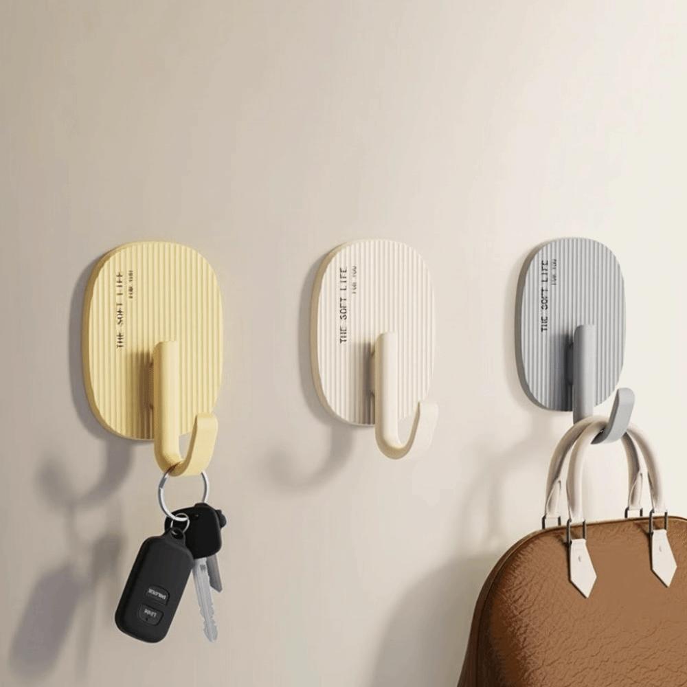 Wall-mounted Wall Hooks Strong Adhesive Coat Hanger Hook Kitchen Hanger Home Storage Accessories