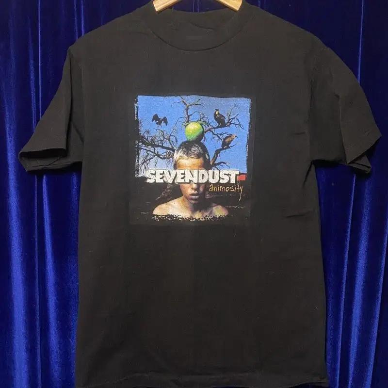 

rARE Sevendust Band Black All Size To 5XL T Shirt Mens S разноцветный