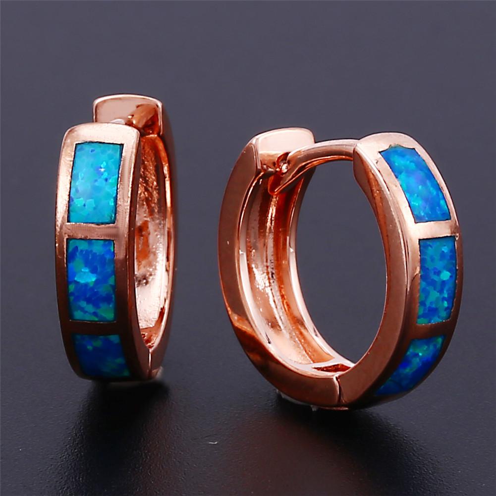 New Japanese and Korean Light Luxury Geometric Earrings with Round Temperament Versatile Small Accessories