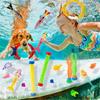 Diving Toys for Swimming Pool, 24 PCS Sinkers for Swimming Kids, Underwater Training Toys Diving Mermaids, Dive Sticks, Torpedo Bandits, Dive Seagrass