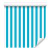 Turquoise and White Striped Wallpaper for Living Room and Bedroom 50x1000