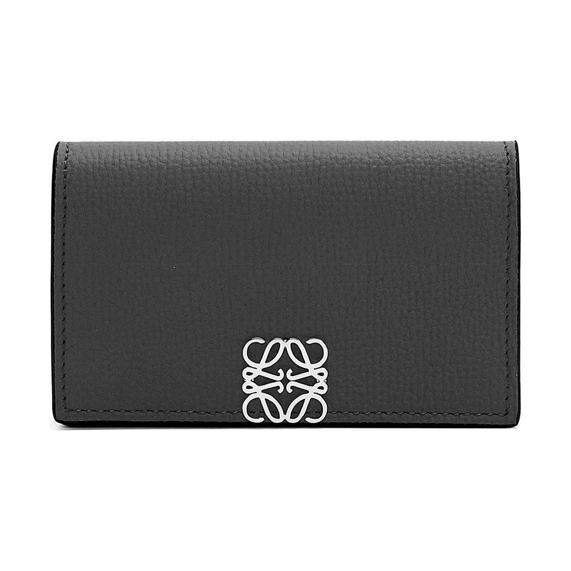 

Loewe Anagram Embossed Puzzle Snap Closure Pebble Grain Leather Card Holder Women Card Holder Black C821M97X05-1100 Basic Set (Bag+Dust Bag)