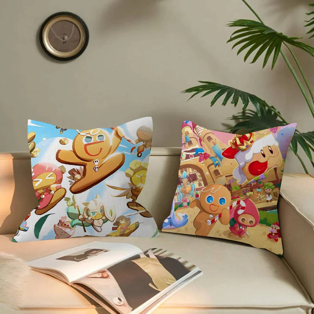 Game C-Cookie R-Run K-Kingdom Personalized Pillow Dust Cover Bedroom Kids Party Decoration Pillowcase Birthday Children Gift