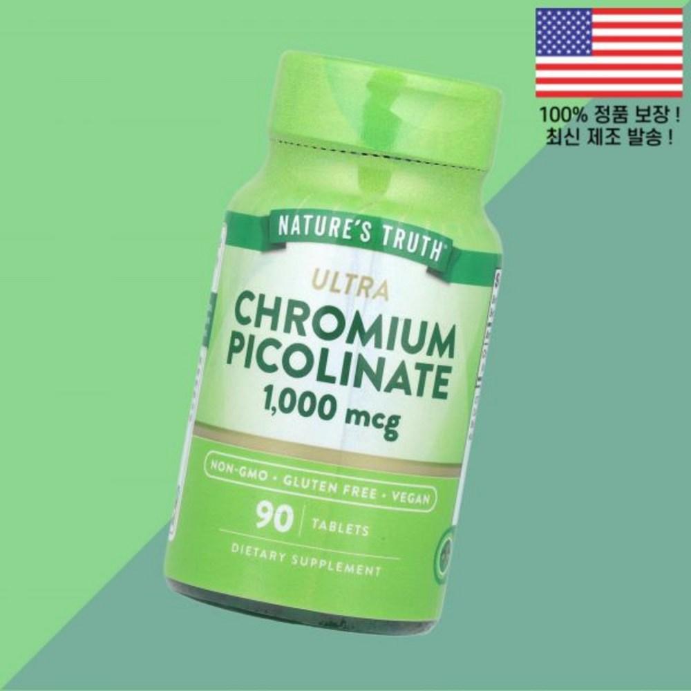 Truth Ultra Chromium Picolinate Tablets Nature's Truth Ultra Chromium Picolinate 1000mcg 90 Tablets
