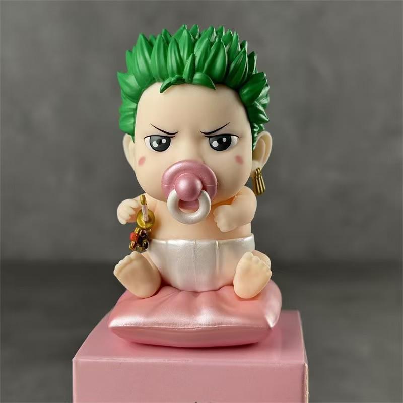 

One Piece Baby Zoro Electroplated Pacifier Ornament Anime Action Figure