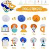 LINGTEER Science Hanging Swirls Streamers Chemistry Laboratory Erlenmeyer Flask Prop Sign Party Decorations