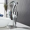 Gold Creative Wash Basin Faucet Hot and Cold Bathroom Sink Taps Single Hole Toilet Bathroom Faucets Brass Deck Mounted Water Tap