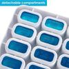 1pc Plastic Multi-compartment Pill Box Keyboard Type 31 Compartments Independent Storage Large Pill Storage Pods With Date