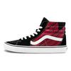 Vans Chaussures de Skate Montantes Sk8 Sneakers Unisexe Noir Rouge VN0A4U3C2C5