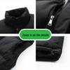 Unisex M-8XL Plus Size Stand Collar Cotton Vest, Winter Thickened Down Gilet.
