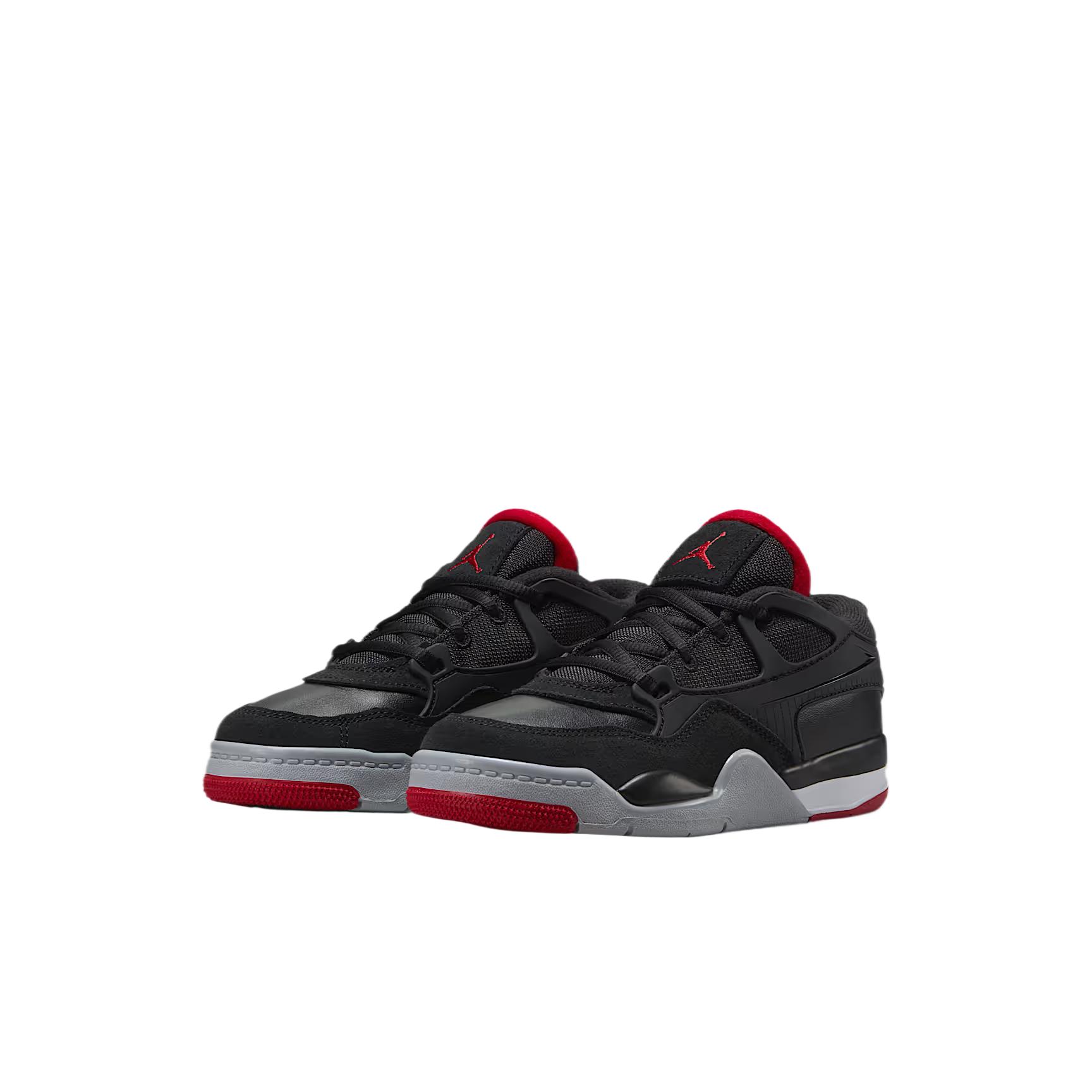 

New Jordan AJ4 Low Top Kids Outdoor Shoes Black Children Aged 3 7 Years Old FQ7936-061 29.5