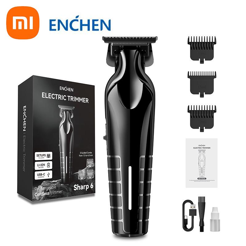 Xiaomi ENCHEN Sharp 6 Hair Trimmer Electric Hair Clipper Mini Haircut Barber Hair Trimmer