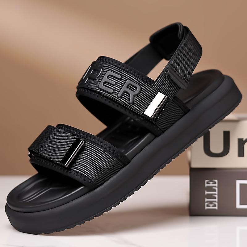 

Fashion Half Drag Quick Dry Wading Aqua Shoes Leisure Walk Open-toe Sandals Outdoor Men Casual Dual-use Slippers New Design Beach Shoes 44 чёрный