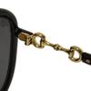 Used 9539 Butterfly Shape GG0892SA 7968 Square Plastic Gold Horsebit Acetate Black Women's from Japan AUTHENTIC