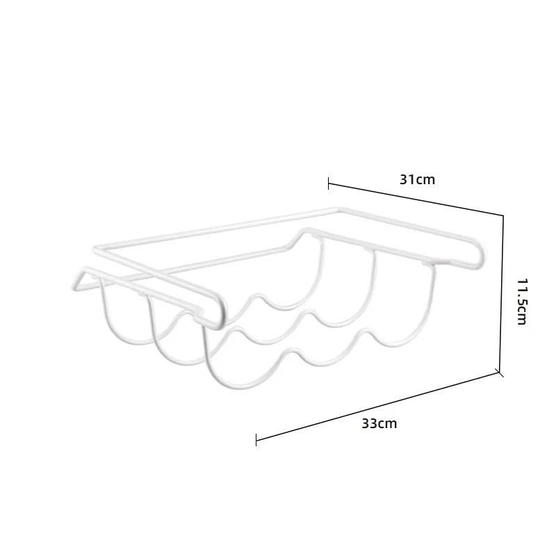 Household Convenient Storage Rack Small Tool Refrigerator Storage Organizing Rack Beer Bottle Inner Rack Kitchen Storage Rack