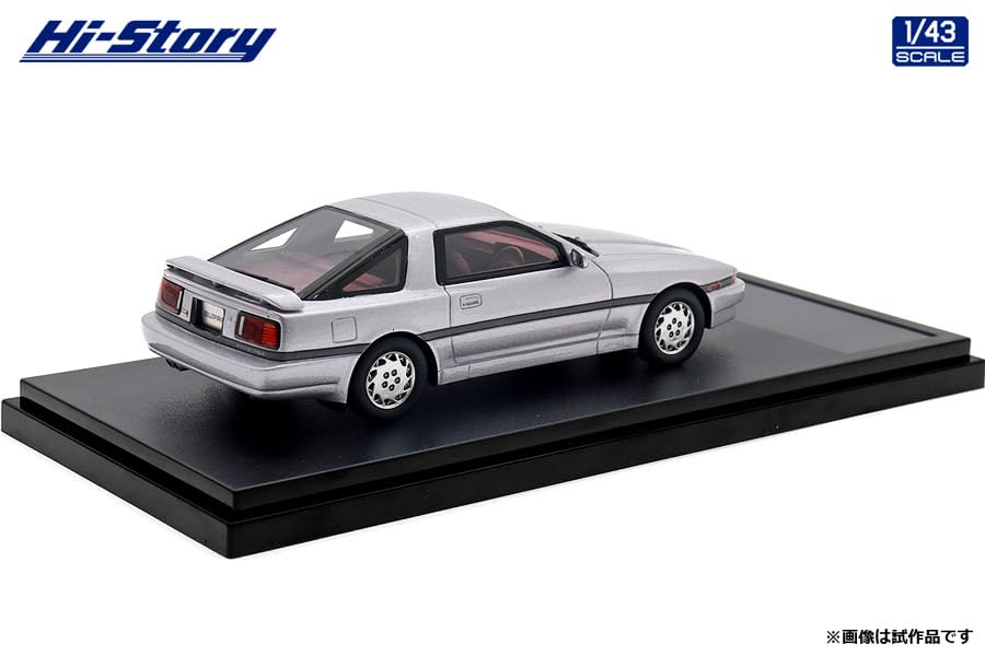 Hi Story Toyota Supra TURBO LIMITED Amethyst Silver Metallic Finished Product 1/43 3.0GT (1987)