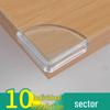 Children's Transparent Silicone Corner Protector for Tables and Glass - Anti-Collision and Anti-Bump Safety Cover.