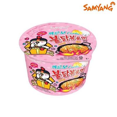 Samyang Ramen à saveur de poulet chaud Carbo dans une tasse 105g (3 Options)