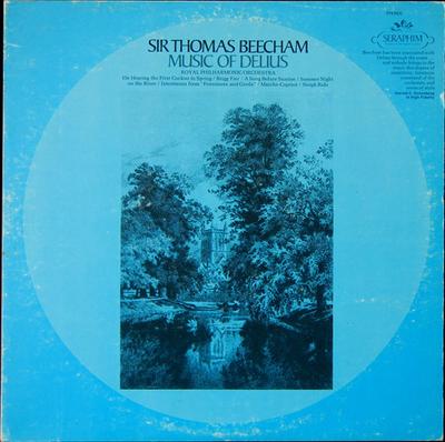 LP Schallplatte SIR THOMAS BEECHAM ROYAL PHILHARMO Musik von Delius S160185 SERAPHIM 1971 USA Klassik Gebraucht