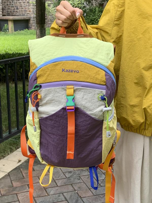 Women's Colorblock Student Travel Backpack - Trendy, Lightweight, Large Capacity