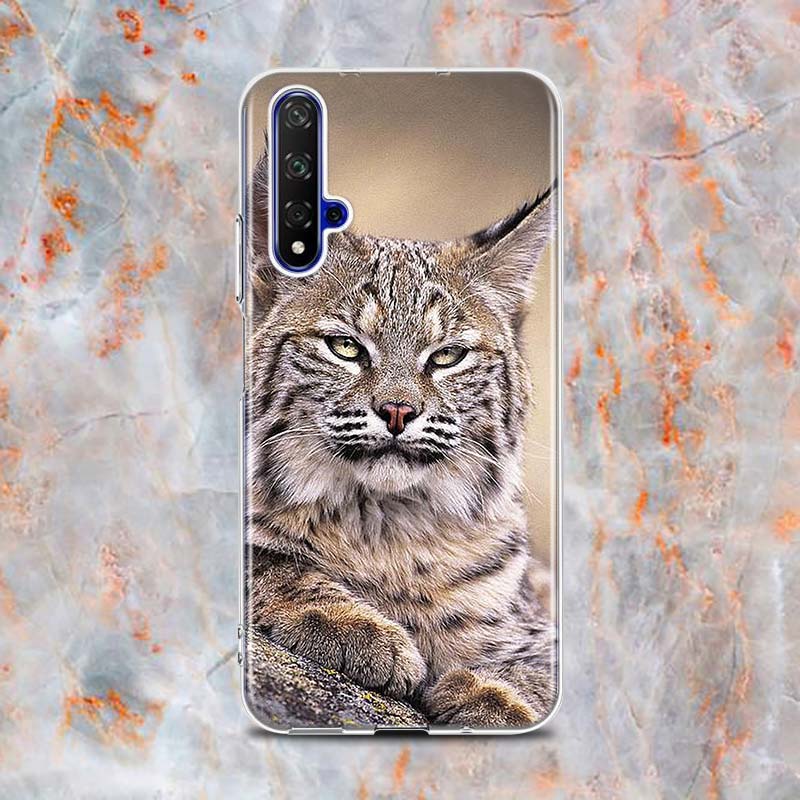 Cute Canada Lynx Silicone Cover For Honor 20 20S 20E 8 8A Prime 8X MAX 8C 8S 7A 7C 7S Pro Phone Case