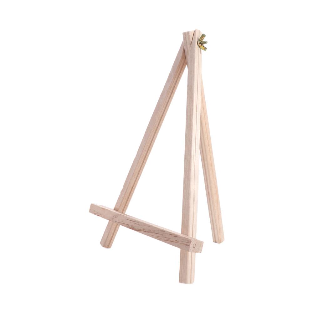 Stand Painting & Sketch Wood Mini Easel Foldable Small Triangle Display Stand Portable Desk Stand Tripod Student