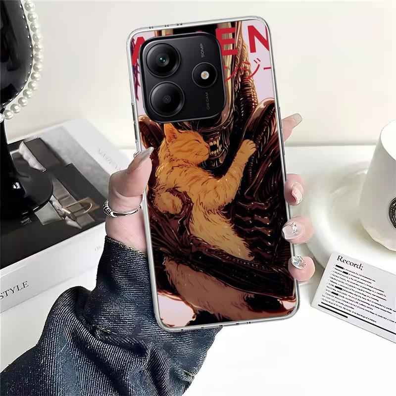 Coole A-Alien X-Xenomorph Weiche Handyhülle Für Xiaomi Redmi Note 15 14 14S 13 12 Pro Plus 12S 11 11S 11E 10 10S 11T 5G Fundas Coqu