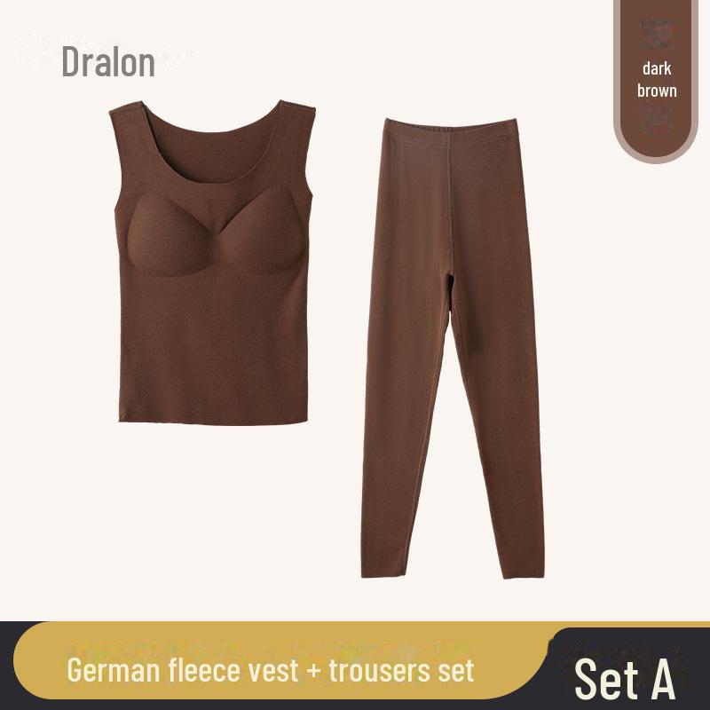 2023 Seamless Velvet-Lined Women's Warm Vest