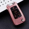 Carbon Fiber TPU Car Key Case Cover for Buick Chevrolet Cruze Opel Vauxhall Insignia Astra J Zafira C Mokka Encore Accessories