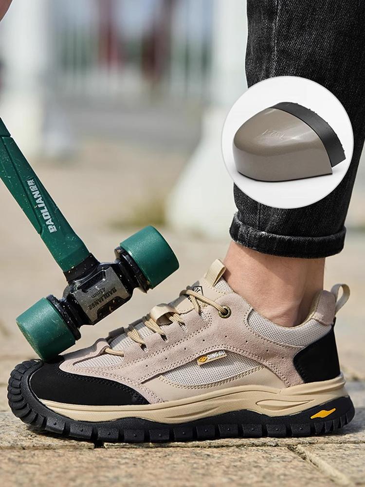 High quality Indestructible shoes Male Safety Shoes Anti-smash Anti puncture Working Sneakers Steel toe shoes Protection Boots