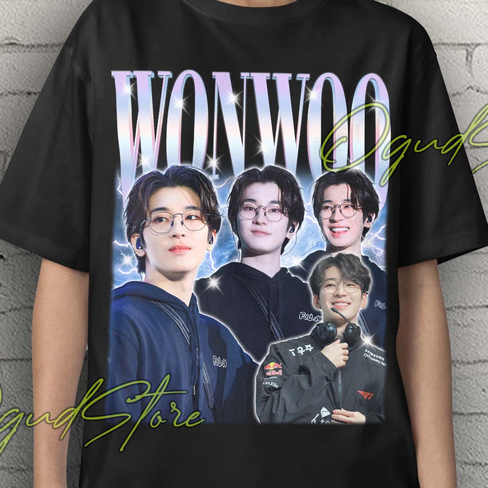 Wonwoo Seventeen Retro Idol T-Shirt M