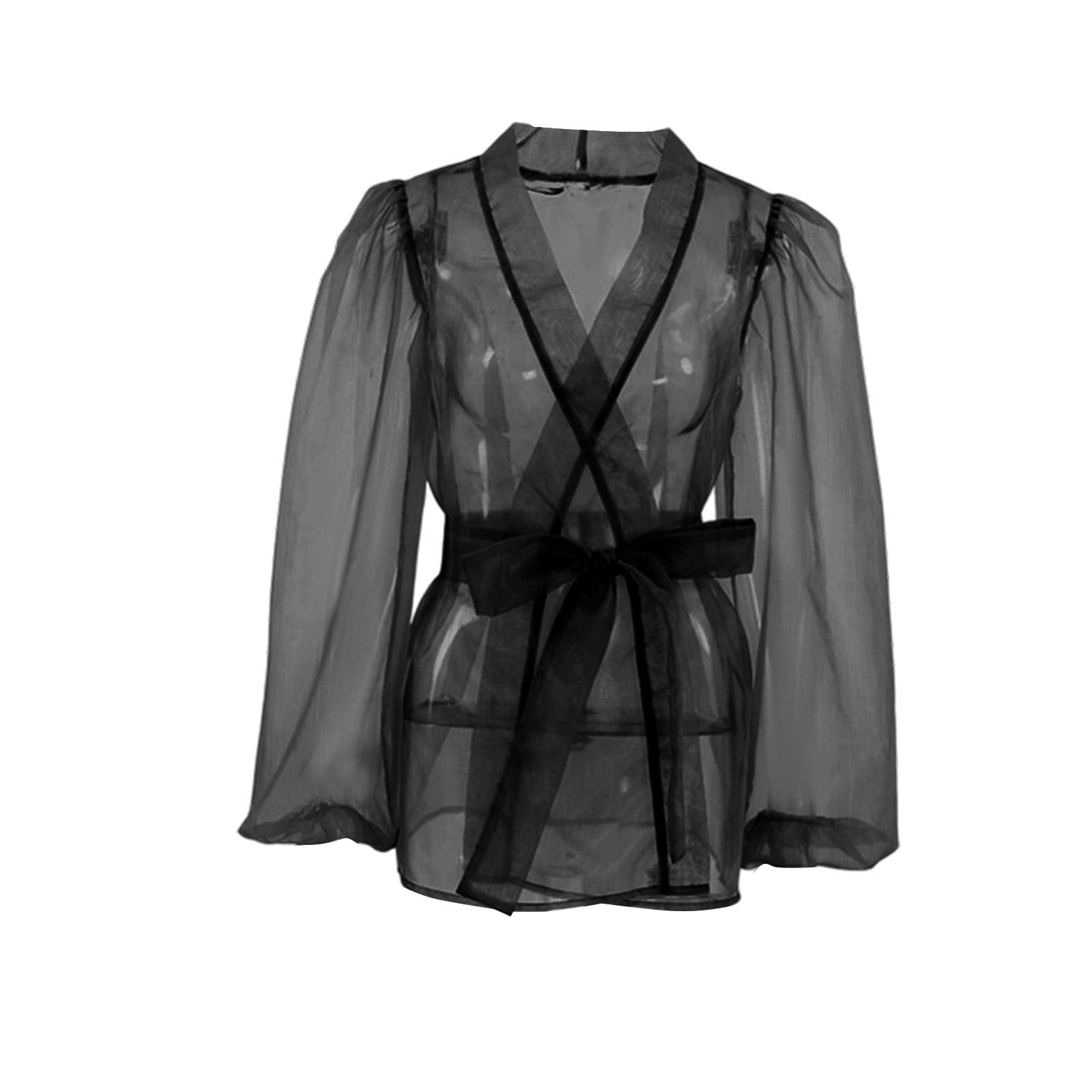 

Лляні блузки. Жіночі блузки великих розмірів із зірковим принтом із довгим рукавом L чорний