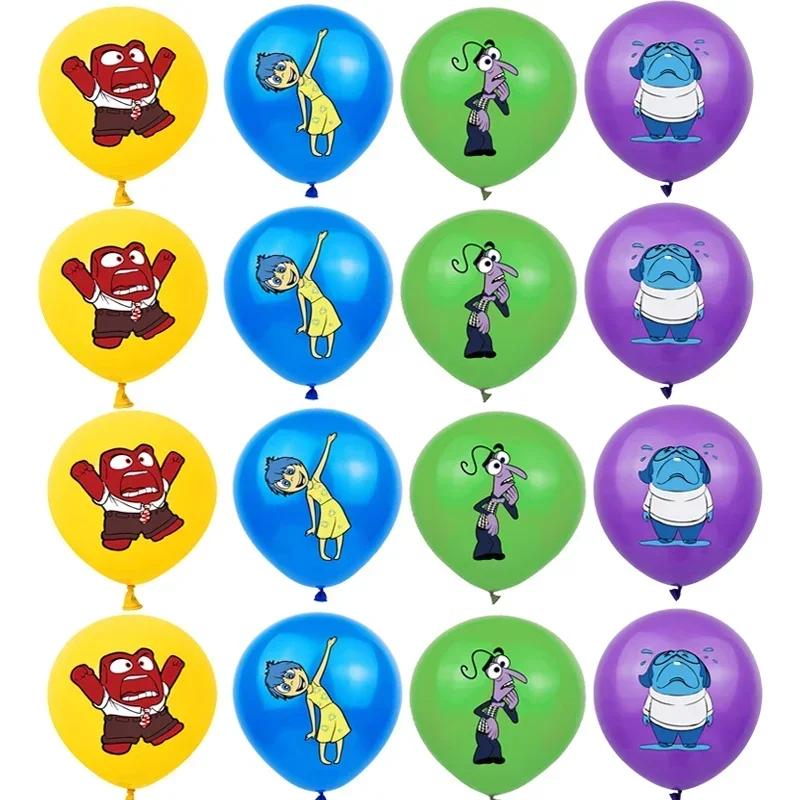 Inside Out 2 Decorațiuni Petrecere de Ziua de Naștere Temă Desen Animat Kit Veselă Baloane Bucurie Tristețe Accesorii Copii Băiat Fată Cadou Jucării