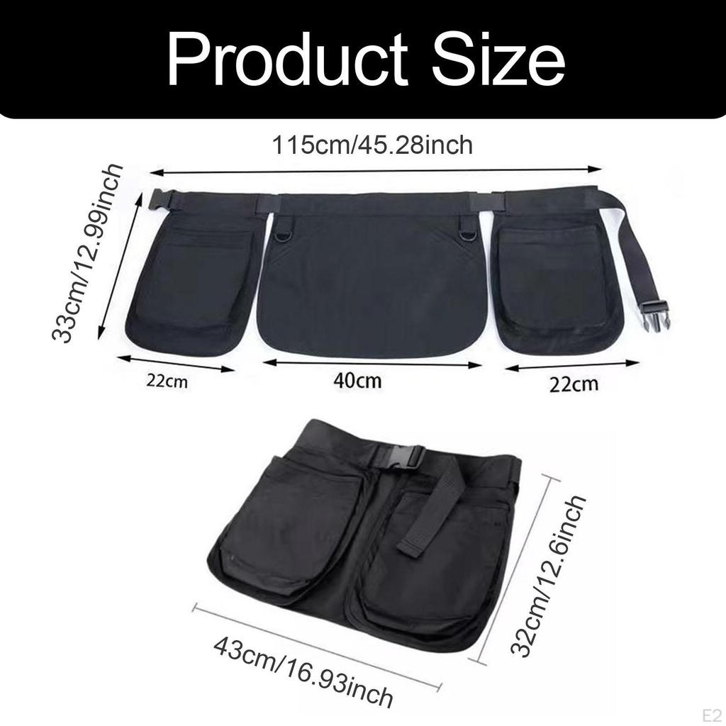 Avental de Adestrador de Cães Pet Cintura com Bolsos Grandes Roupa de Trabalho Cinto de Ferramentas Impermeável