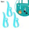 4Pcs Hooks for Bogg Bags, Accessories for Bogg Bag, Insert Keychain Holder Charms Organize Valuables for Beach Bag