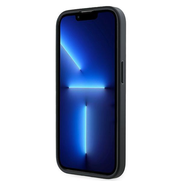 Karl Lagerfeld Klhcp14Lpqdsmgk Iphone 14 Pro 6.1 Czarny/Black Hardcase Diagonal Quilted Script